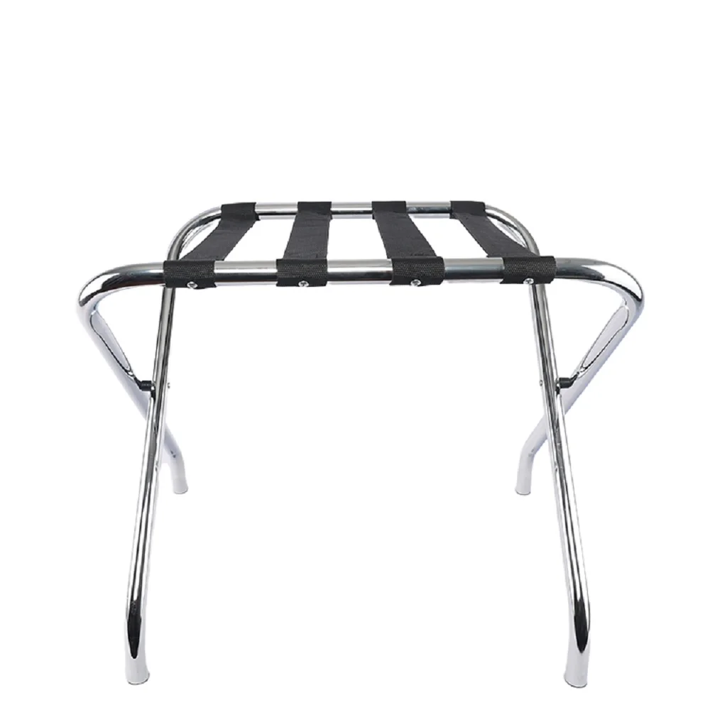 الجملة المعادن للطي تخزين الأمتعة الرف رفوف الأمتعة غرفة الفندق لغرفة الضيوف فندق غرفة نوم رف الأمتعة #1