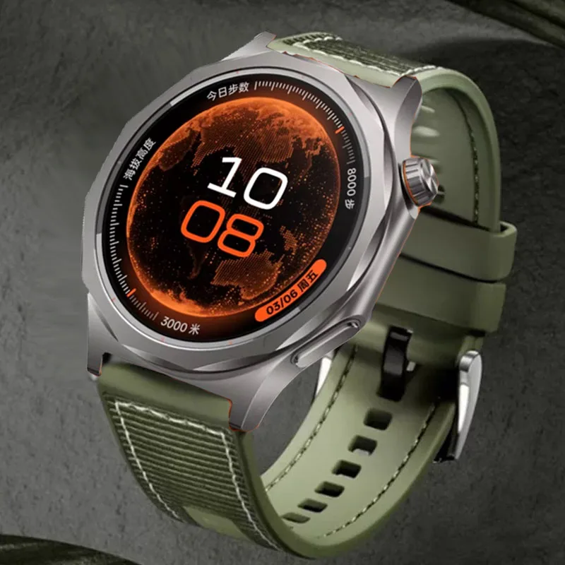 22MM Weave Nylon+Silicone Strap For OnePlus Watch 4 3 2 2R 46mm/OnePlus Lite Sport Bracelet For Oppo Watch X X2 X3/4Pro-S Band