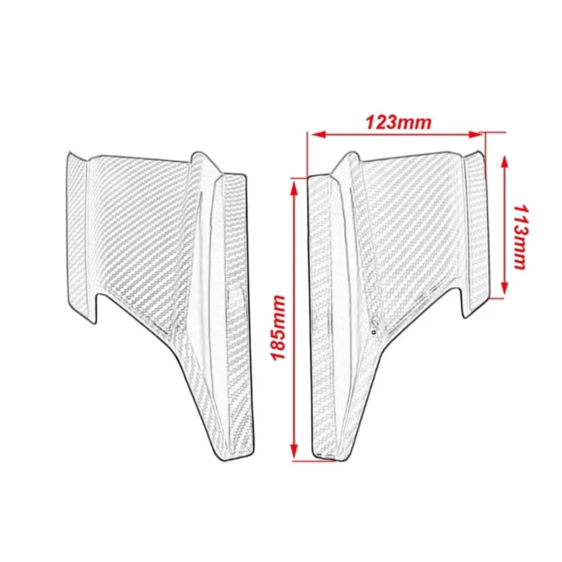 Universal Motorcycle Stablizer Fixed Wind Wing For Honda ADV160 ADV150 X-ADV750 Airflow Guided Fairing Blade Accessories