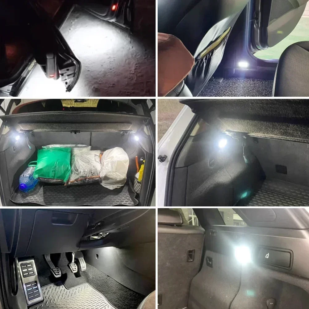 For Skoda Kodiaq Octavia Mk2 MK3 2 3 Fabia MK1 GOLF 4 12V Trunk Boot Light Car Interior Storage Luggage Lamp LED Car Accessories view 5