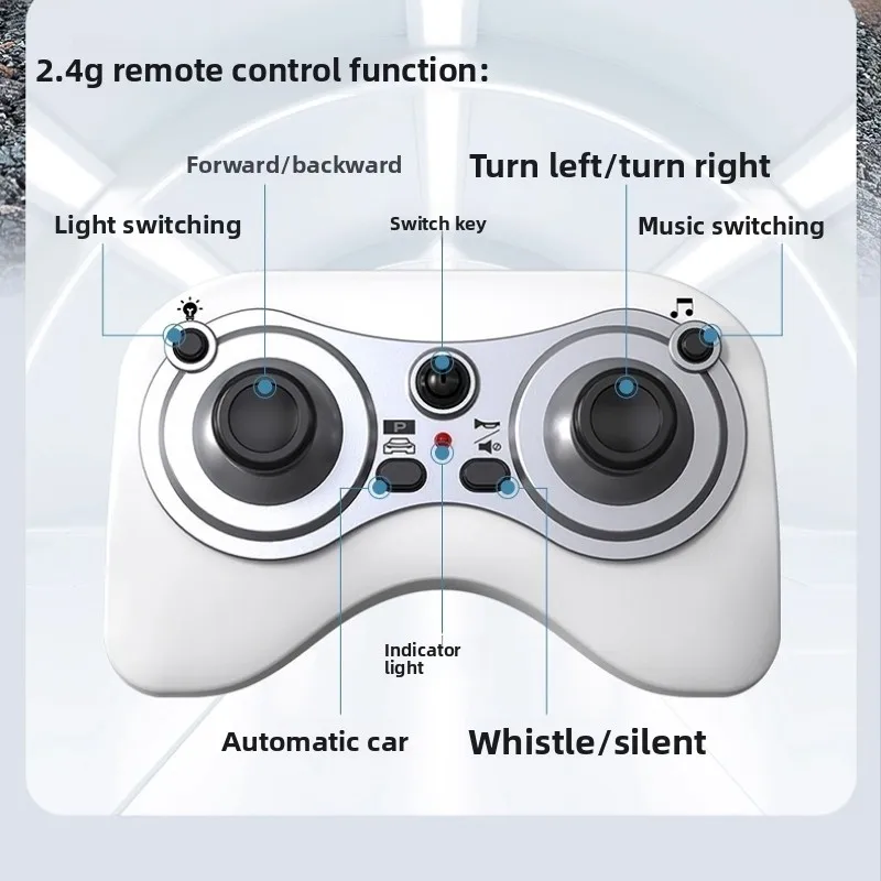 ダブルイーグル電動リモートコントロールカー新エネルギー車両モデルおもちゃの車のギフトプラスチック素材の少年子供のギフト