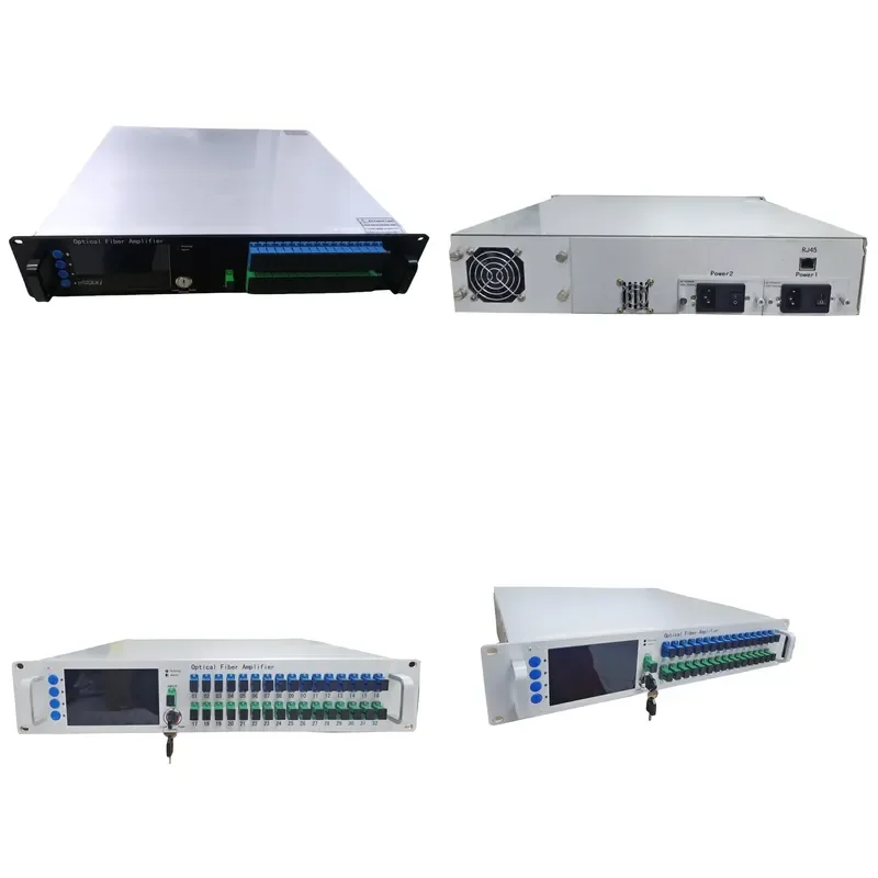 for 16 Port 22DBM EDFA Internet Amplifier FTTH WDM Gpon 10g Optical Network Interface Device Wavelength 1550nm
