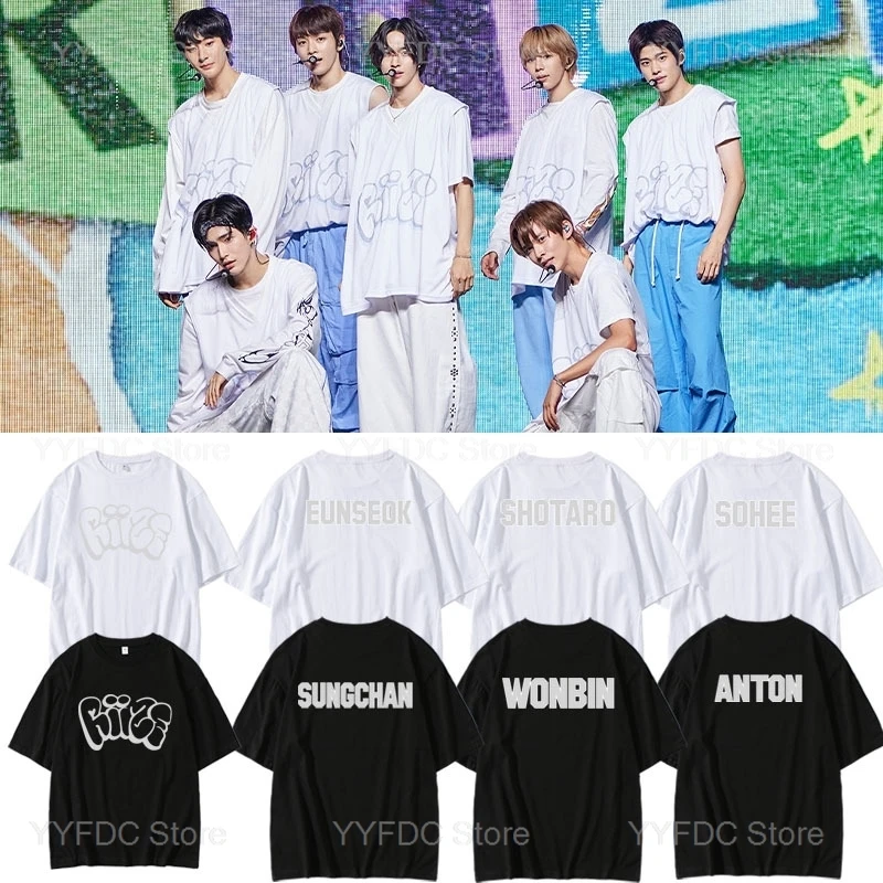 

RIIZE Same T Shirt Loose Cotton Short Sleeve Tee Kpop SHOTARO EUNSEOK SUNGCHAN WONBIN SOHEE ANTON T-shirt Women Men Summer Tops