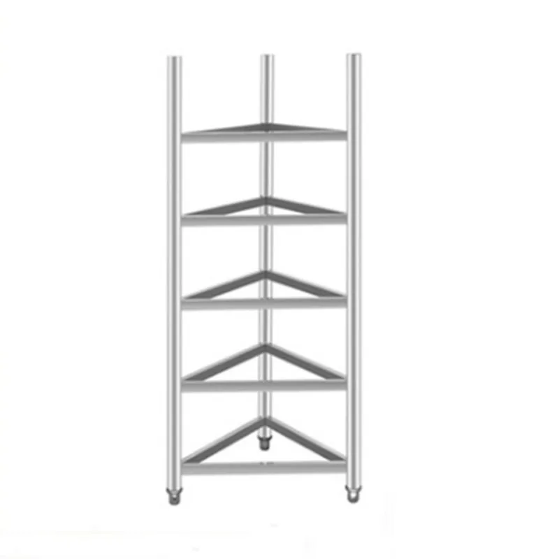 Stainless steel steamer rack eight tier storage rack shelf kitchen accessories put pot lid cap steamer drawer stainless