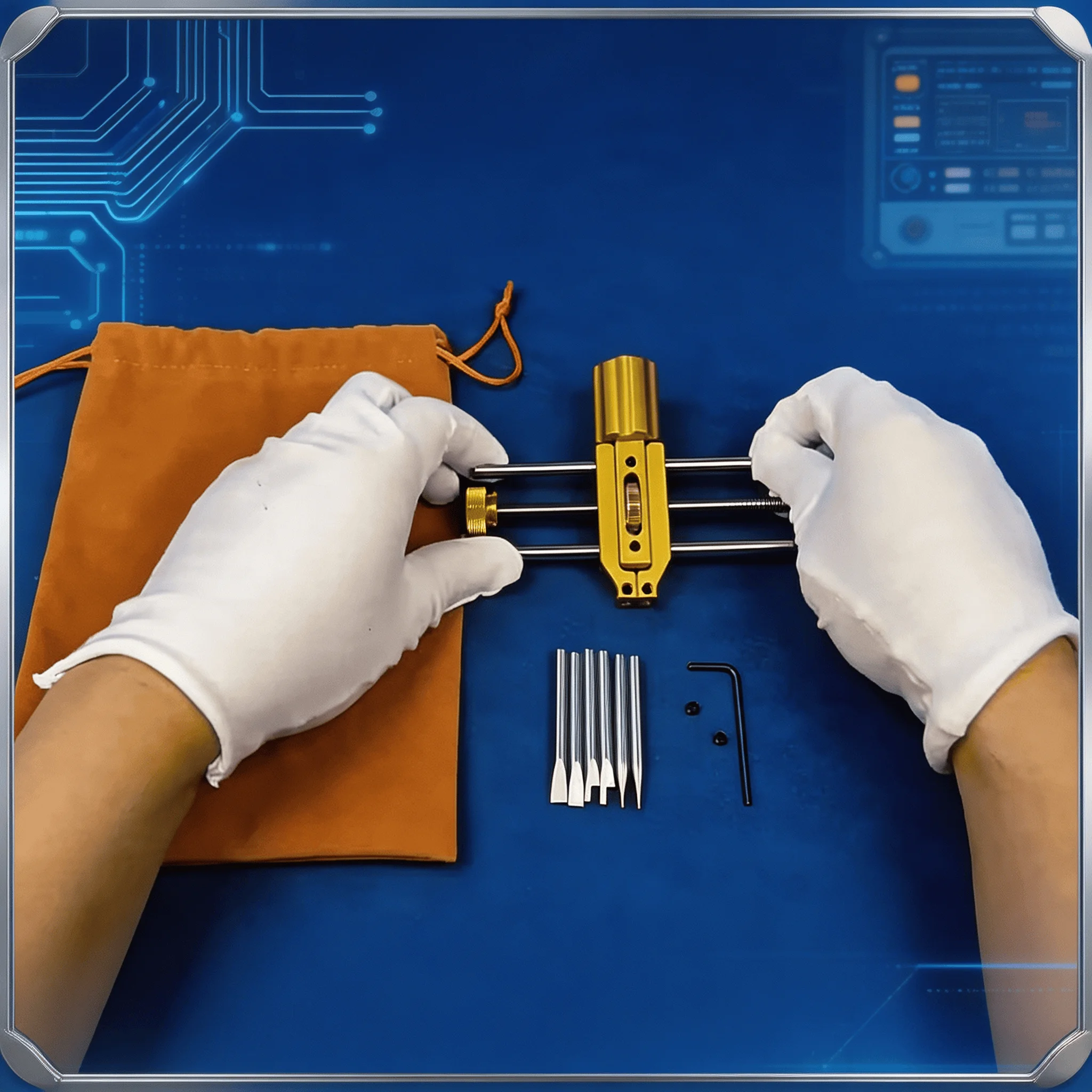 Versatile Camera Lens Repair Wrench 8-100mm, Adjustable Spanner Tool with 3 Tips and Fine Tune Adjustment Knob