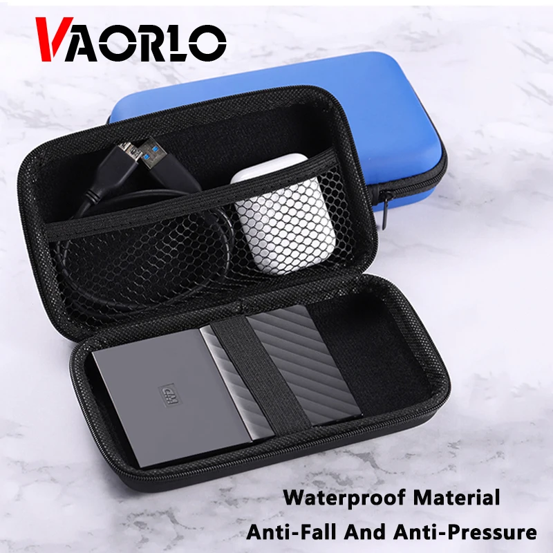 

Portable Mini Hard Shell Digital Gadgets Storage Bag Artificial Leather Earphone Charger Case Data Cable U Disk Organizer