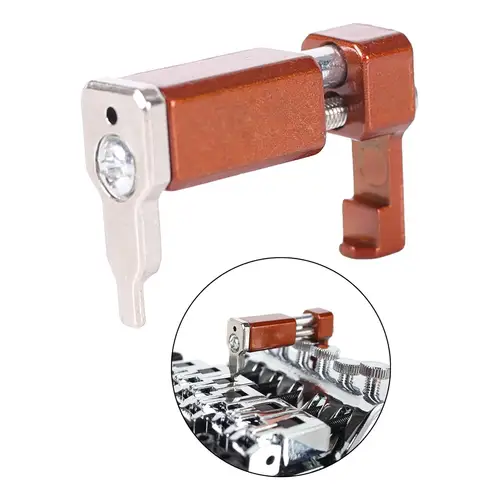 Imagen 2 del producto Accesorio de herramienta de entonación de puente de guitarra, pieza de repuesto Simple de usar, resistente para puente Floyd Rose SHAKE Vibrato profesional