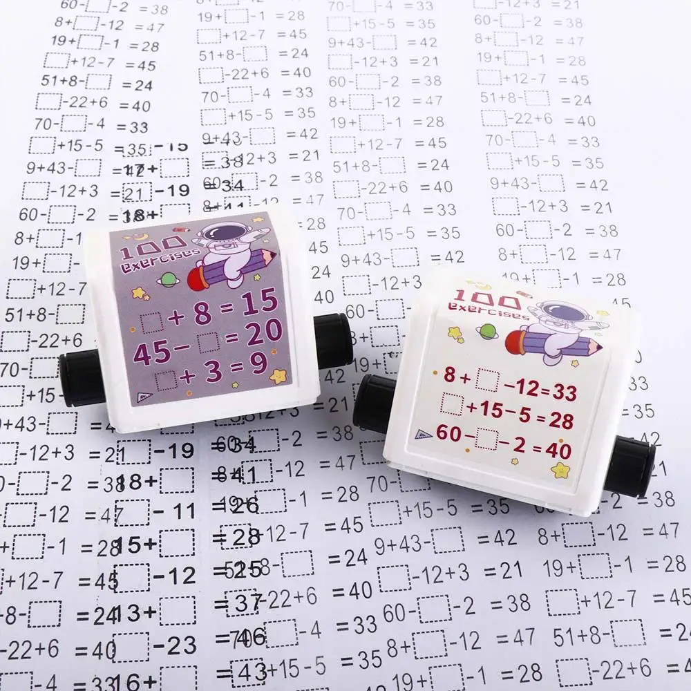 Rolling Math Calculating Tool Math Blank Filling Scroll Questioner Arithmetic Filling Questioner Arithmetic Rolling Stamp