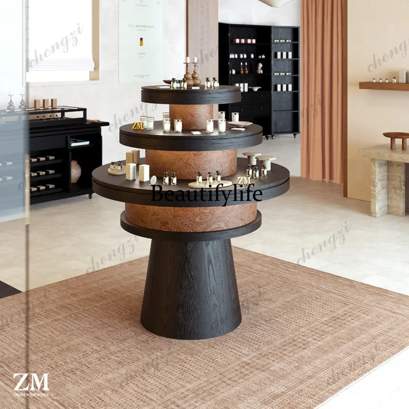 Multi-layer circular display stand jewelry store display stand can be customized Nakajima