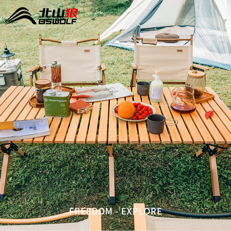 Outdoor Folding Table  Portable Camping Table Picnic  Chair Set Spring Outing Camping Picnic