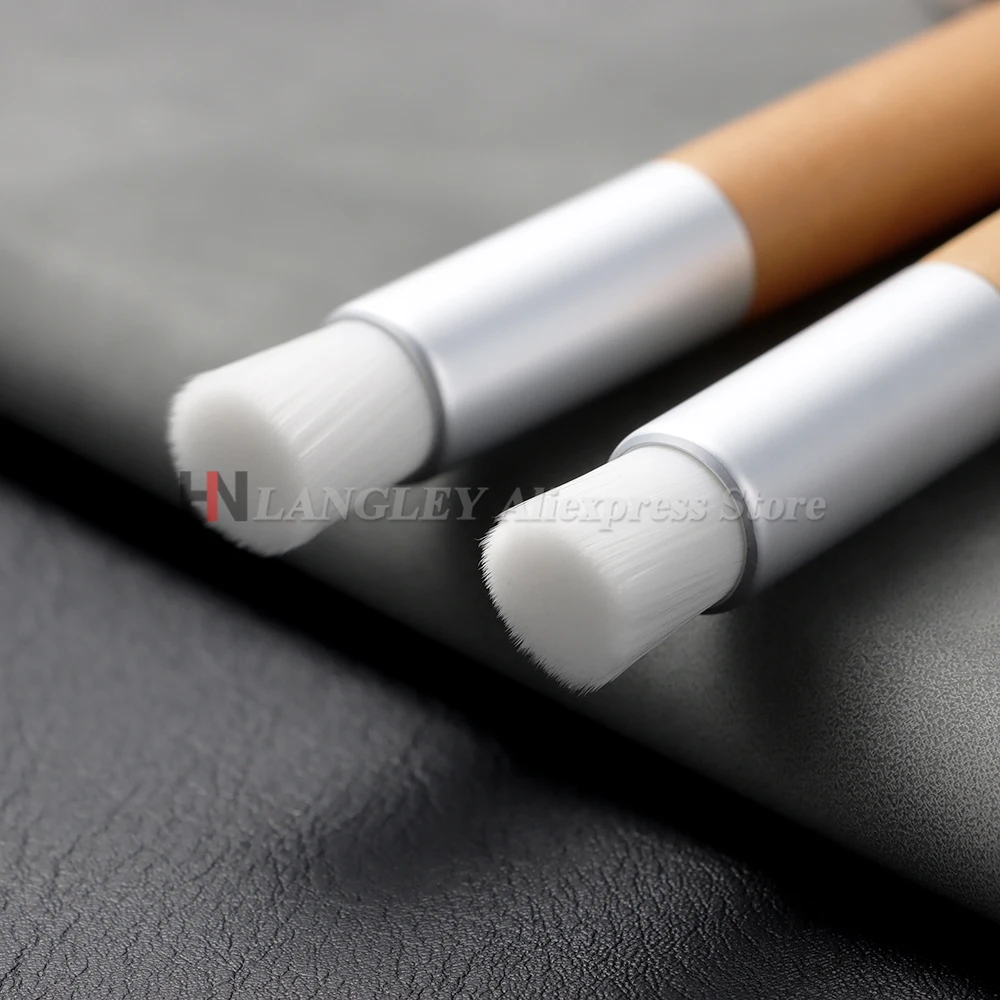 ساعة جديدة تنظيف فرشاة ساعة أجزاء صغيرة ساعة حركة الألياف الزجاجية النحاس الصلب فرشاة تنظيف فرشاة ساعة أدوات إصلاح الجزء #2