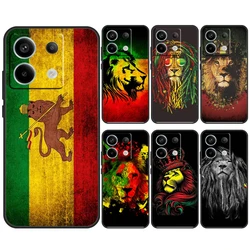 Rasta Lion Reggae Bob Marleys Case For Xiaomi Redmi Note 13 Pro 12 11 8 9 10 Redmi Note 12S 11S 10S 9S 10C 12C 13C Cover