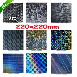 220x220mm PEI Plate Doule Sided Print Build Plate Spring Steel Sheet For Anet A8/Anet A6 Wanhao Duplicator I3 Anycubic Mega Pro
