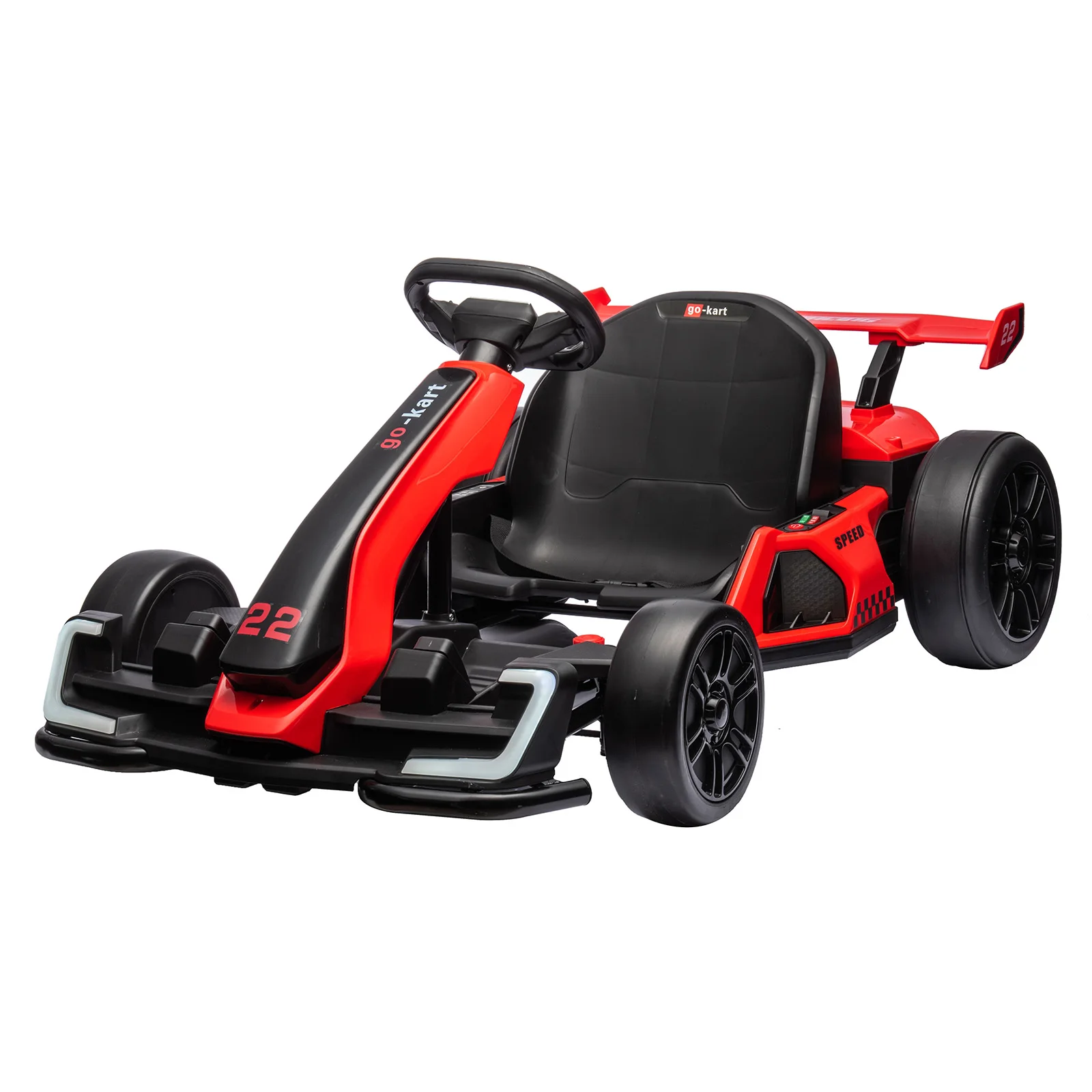 24V Electric Go Kart,300W Powerful Drift Kart for Kids, Electric Pedal Kart,with 300W Strong Motor, Drift/Sport Mode