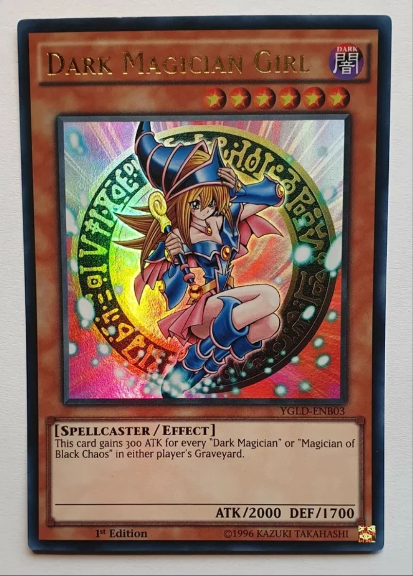 

Yugioh KONAMI Дуэль Монстры фотоальбом темная волшебная девушка ультра редкий английский 1-е издание коллекция Мятная карточка