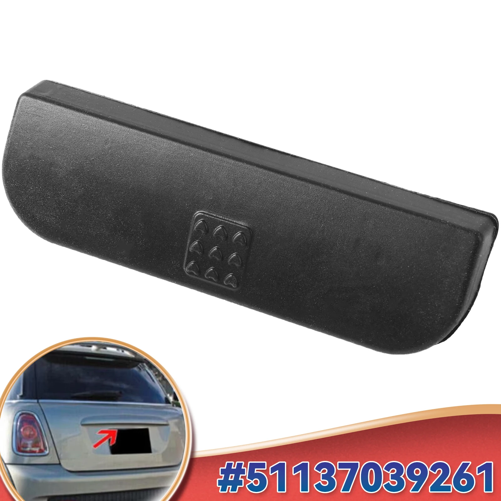 Rear Trunk Tailgate Release Switch Rubber Cover Lid Pad Handle For BMW Mini R50 R52 R53 R56 R57 R58 R59 51137039261 51717039261