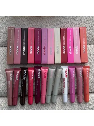 Rhod Lip Balm Moisturizing Mirror Long Lasting Lip Gloss Ribbon Espresso Raspberry Toast Plump No-stick Lip Oil Makeup Cosmetic