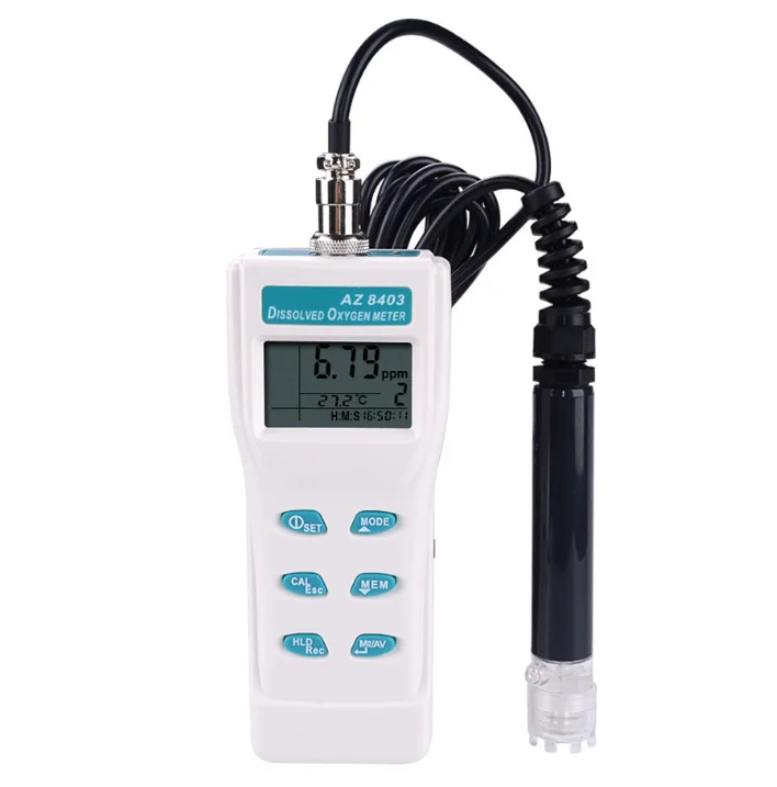 

Hot-selling Aquatic Fish Pond Breeding Portable Dissolved Oxygen Meter AZ8403