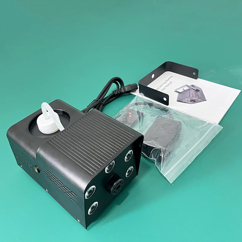 

НОВАЯ машина для тумана 500 Вт, 5 шт., RGB светодиодные бусины, дымовая машина для DJ, дискотеки, концертной вечеринки, беспроводной пульт дистанционного управления, сцена