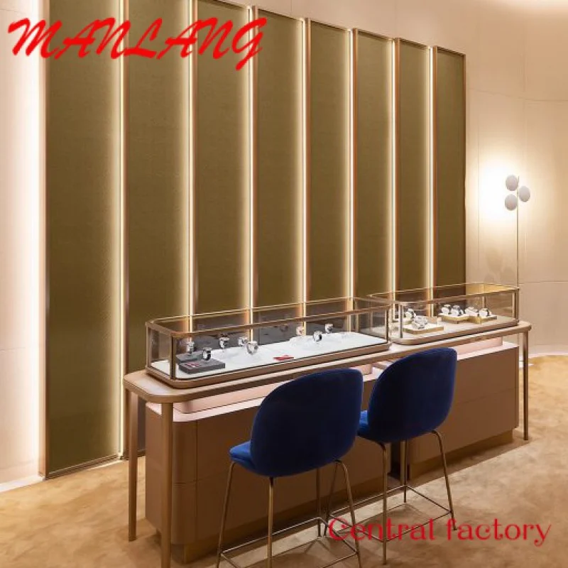 Mostruário De Jóias Preto Moderno, Display Store Design