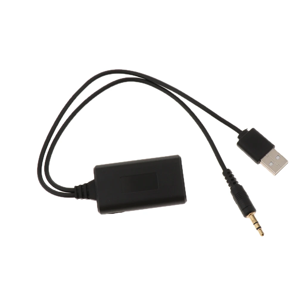 Imagen 6: AUX USB para coche de 32 cm/12,6 pulgadas con adaptador de cable de arnés de cables para E90 E91