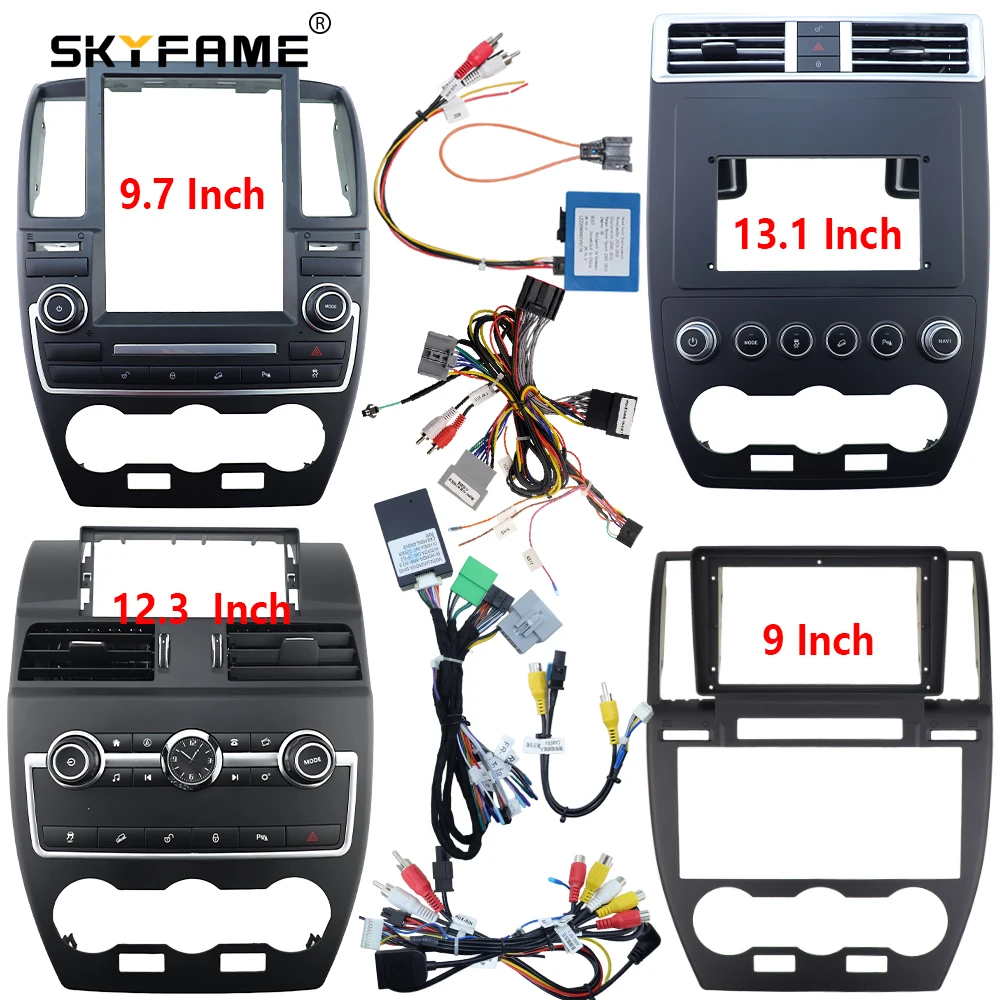 

SKYFAME 9/9.7/12.3/13.1 Inch Car Frame Fascia Adapter Android Radio Dash Fitting Panel Kit For Land Rover Freelander 2 LR2