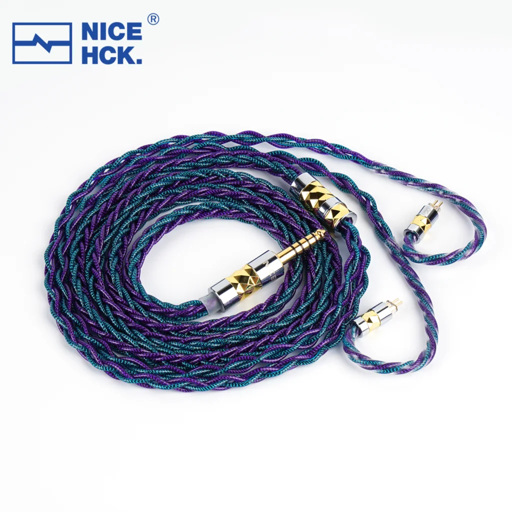 NiceHCK DualGod HiFi Earphone Cable Silver Plated Furukawa Copper+Graphene IEM Wire MMCX/0.78 for Nova F1 Pro Blessing3 DOME