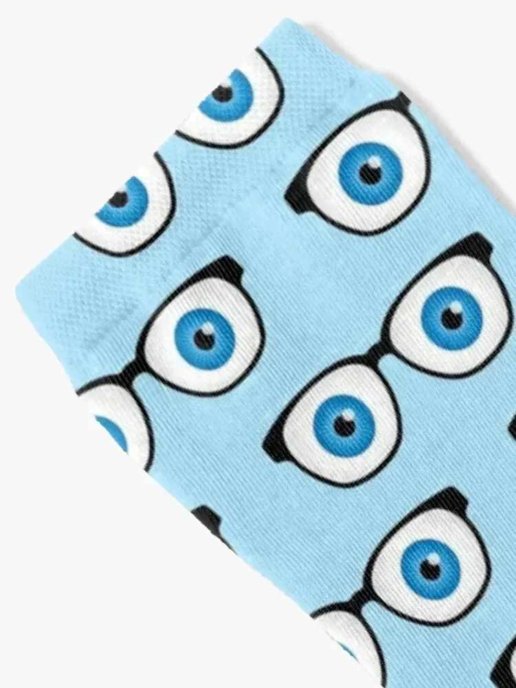 Optician Eyeglasses With Eyeballs Pattern Socks funny sock aesthetic soccer anti-slip Mens Socks Women's