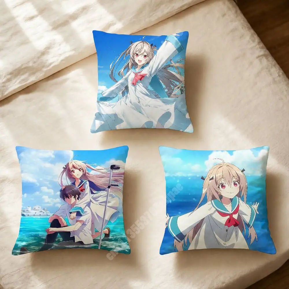 ATRI My Dear Moments Visual Novel Printed Pillow Cover Sofa Couch Bedroom Cinema Home Theater Decoration