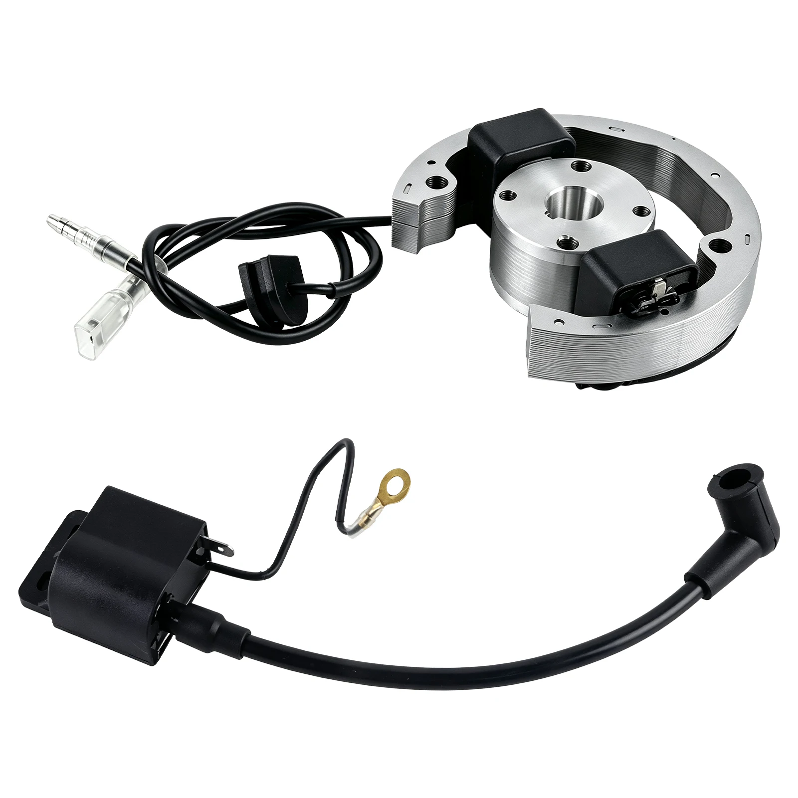 Ignition Coil Stator Rotor Flywheel Kit for 50cc 50 SX LC Pro Sr Jr Senior 2004-2007 Mini Dirt Pit Bike