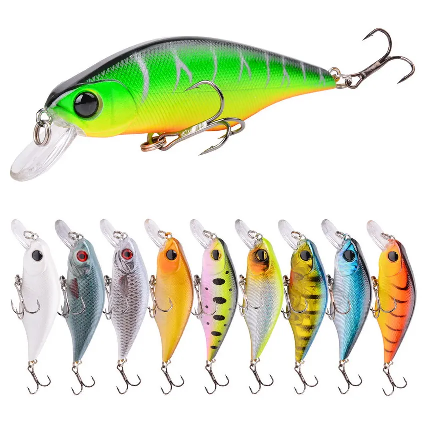 1 sztuk wysokiej jakości Minnow przynęty 90mm 11g Crankbait Fishing Lure woblery 3D oczy sztuczne twarde pesca Bass Tackle