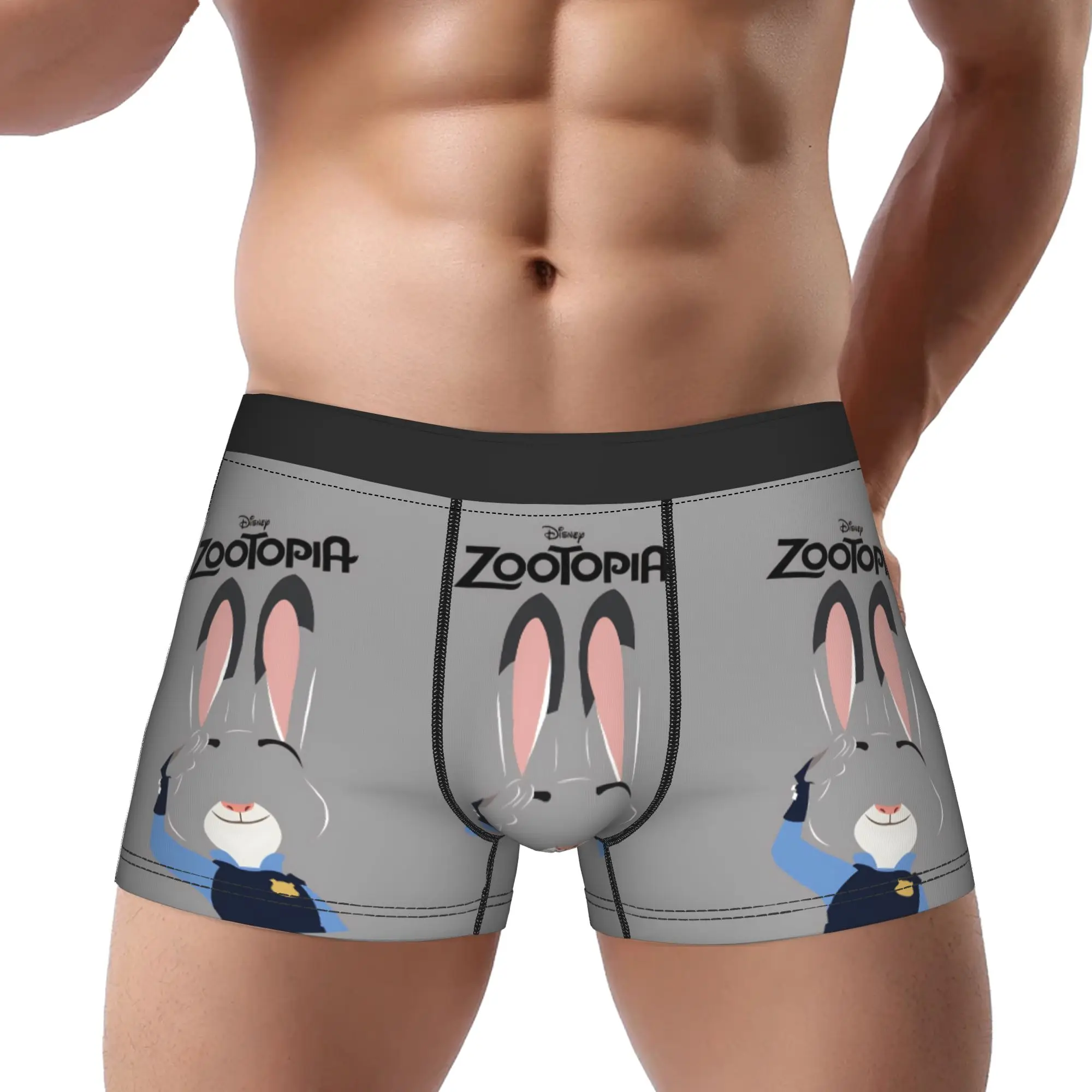 

1piece Judy – The First Bunny Cop Zootopia Underpants Homme Panties Male Underwear Comfortable Shorts