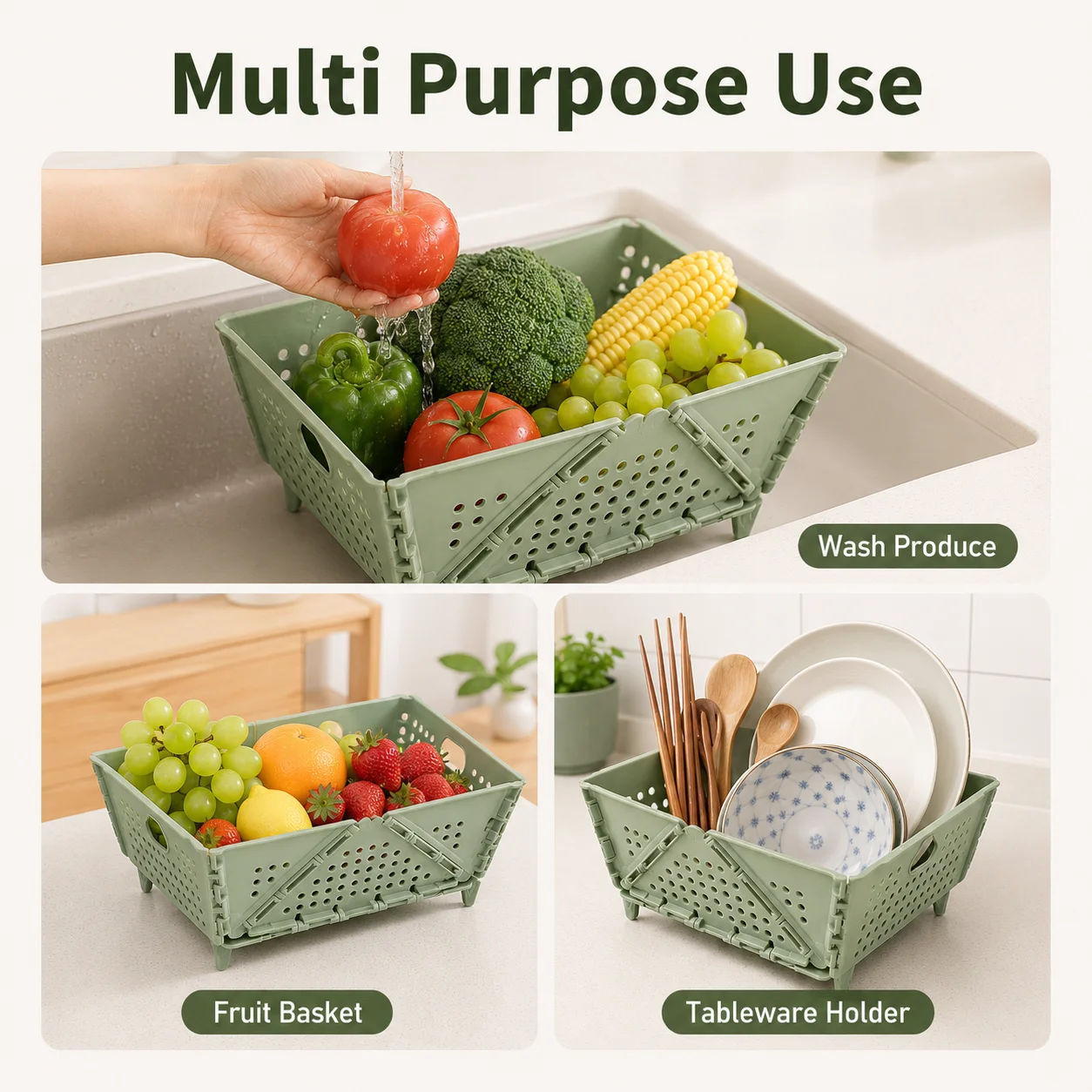 Cesto Dobrável de Plástico par - Compost Bin Countertop avaliação e preço