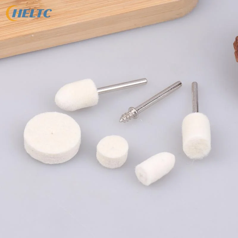 1Set Wool Felt Polishing Wheel Kit - Multi-Shape Buffing Set For Rotary Tools, Ideal For Jewelry & Metal Wool + Metal