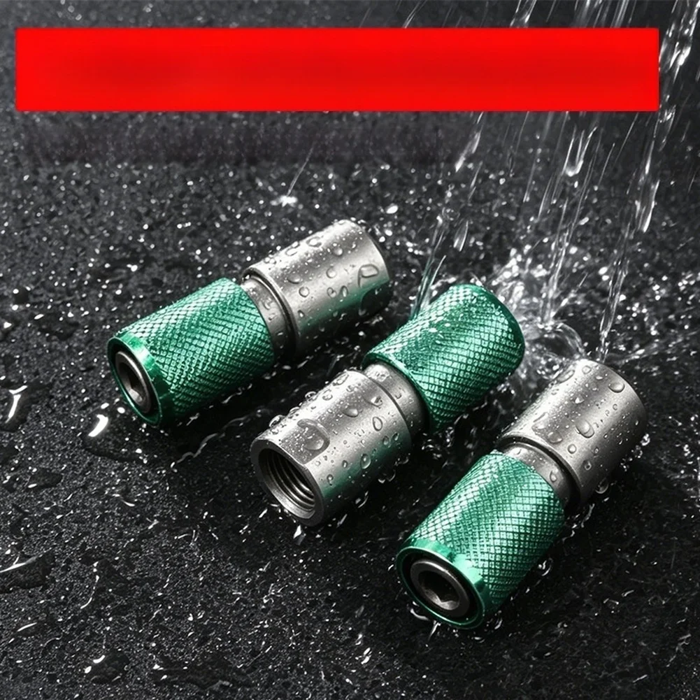 3pcs Power Tool Adapter Set Angle Grinder Screwdriver Conversion Head Quick Self-locking Hexagonal Handle Joint