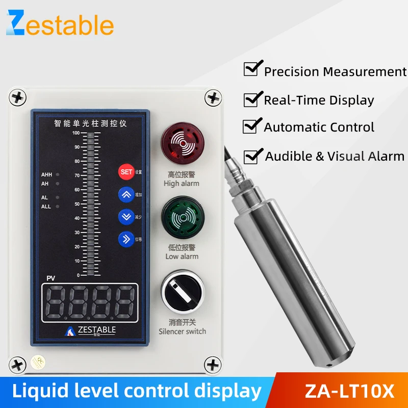 

Waterproof Integral Level Transmitter Controller Input Water Level Sensor 4-20MA display Float Switch Mount Box