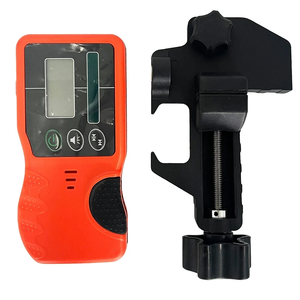 Red Receiver Of Self-Leveling Rotary Laser Level Ourdoor Rotating Laser Level Detector With Heavy-Duty Clamp view 3