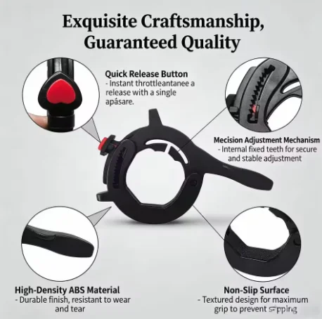 Motorcycle Throttle Cruise Control Clip - Essential Accessory for Smooth Riding Experience