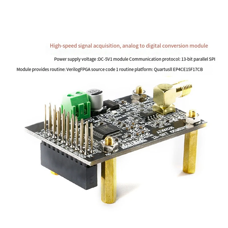 Imagem -03 - High Velocidade Adc Module Signal Acquisition Analógico para Conversão Digital Pcb 65m Sampling Fpga Development Board Ad9226