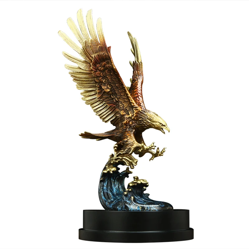 Copper Eagle Exhibition Hongtu Opening Gifts, High-end Atmosphere in Living Room and Study, Send Leader
