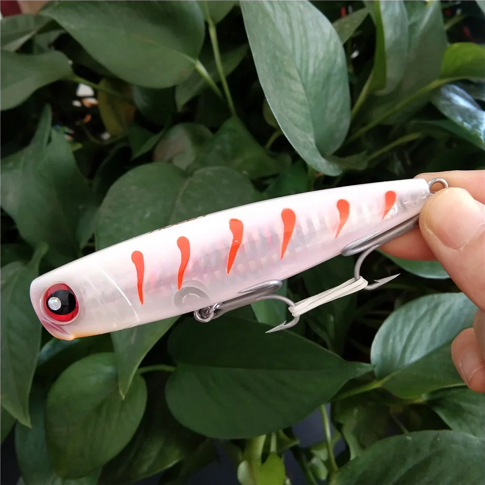 Noeby Popper Fishing Lure 105mm 24g Topwater Wobblers Artificial Hard Bait Floating Good Action for Sea Tuna Bass Fishing Tackle