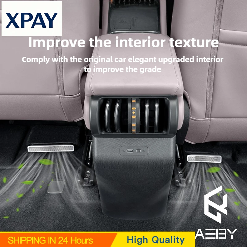 

New Car For BYD Atto 3 Smart Driving Edition 2022-2025 Air Outlet Cover Protector Dustproof Car-styling Back Seat Under Ventilat