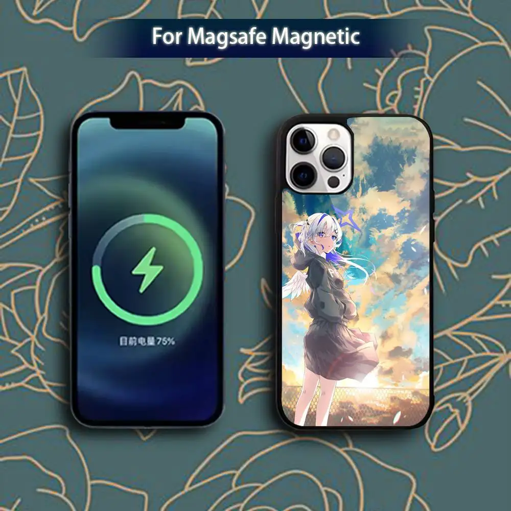 Cartoon A-Amane K-Kanata Phone Case For iPhone 17,16,15,14,13,12,11,Pro,Max,Plus,Mini,Magsafe,Magnetic Wireless Charging Case