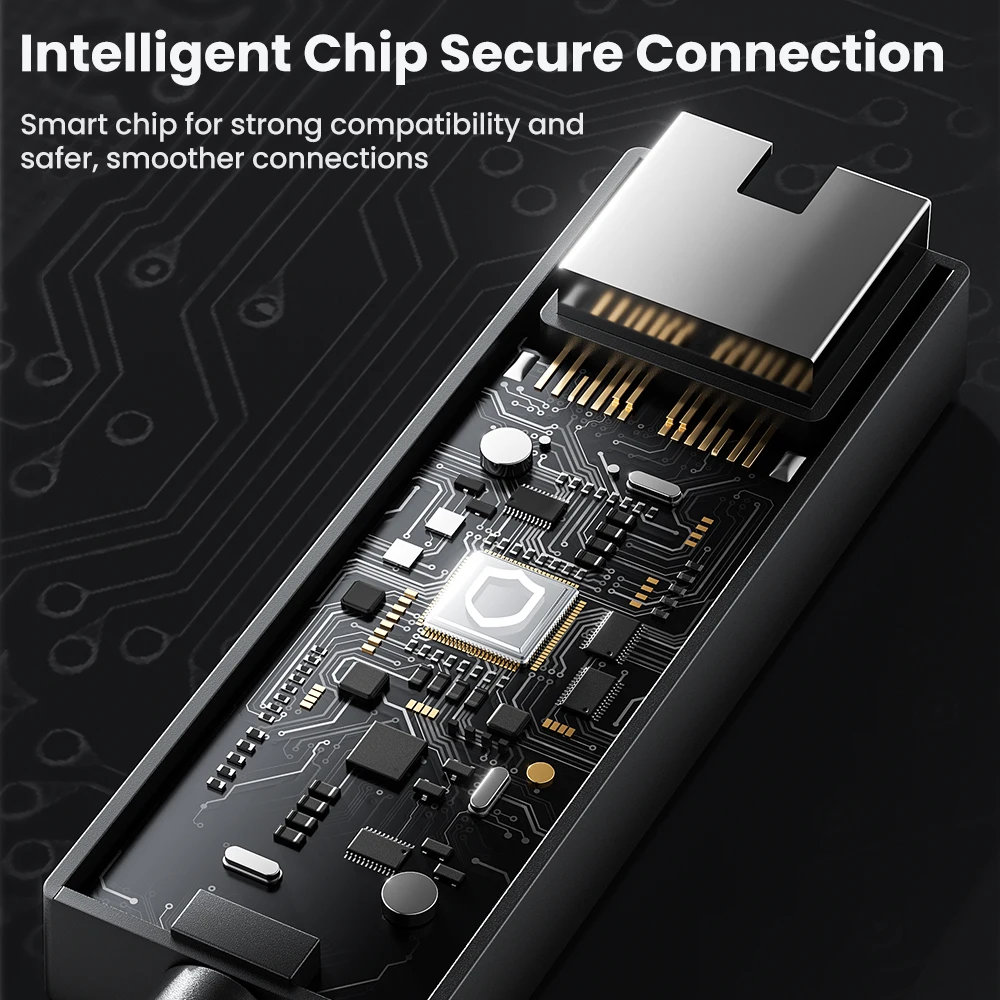 Toocki USB A إلى RJ45 Lan بطاقة الشبكة 100Mbps سائق مؤشر LED مجاني نوع C محول إيثرنت سلكي لنظام التشغيل Win 11/10 Mac iPad OS