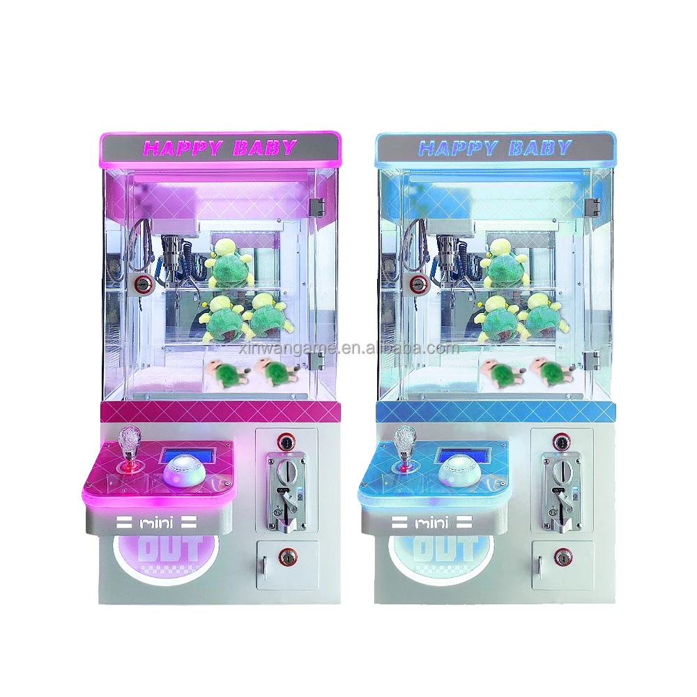 

Mini Claw Machine Crane Doll Kids Toy Arcade Coin Operated Doll House Small Toy Machine for Sale