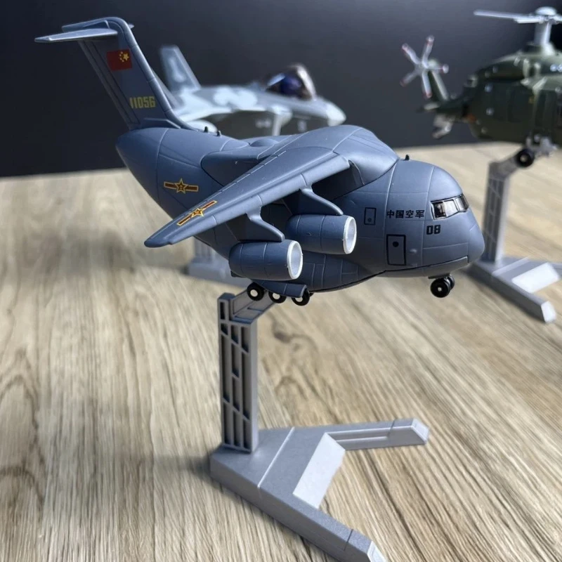 

Aircraft Model Cartoon Q-Version Y-20 Model Airplane Alloy Collectible Model Ornament Gift Exquisite Fun Cute Simulation Model