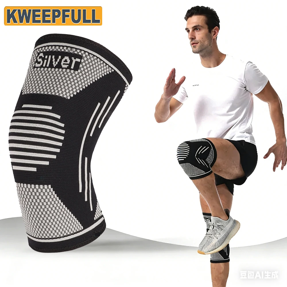 1/2 Stück Unisex-Kniebandage mit Kompressionshülle, Gelenkschutz für Kreuzband-Arthritis, Meniskusriss, lindert Knieschmerzen beim Training