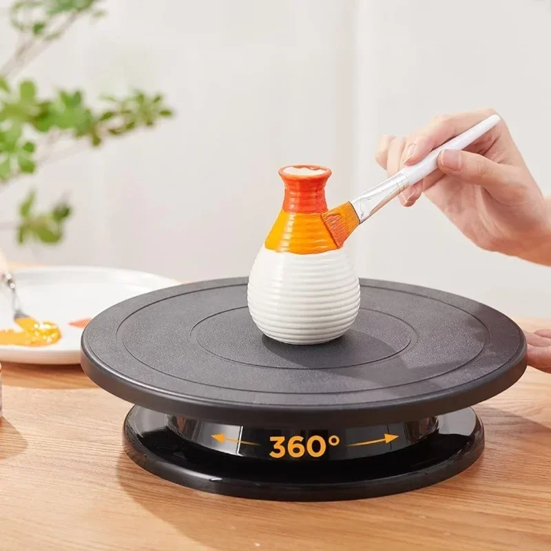 Roterende Draaitafel Plastic Antislip Basis Taart Aardewerk Decor Accessoires DIY Mold Multifunctionele Keuken Cake Shop Bakgereedschap