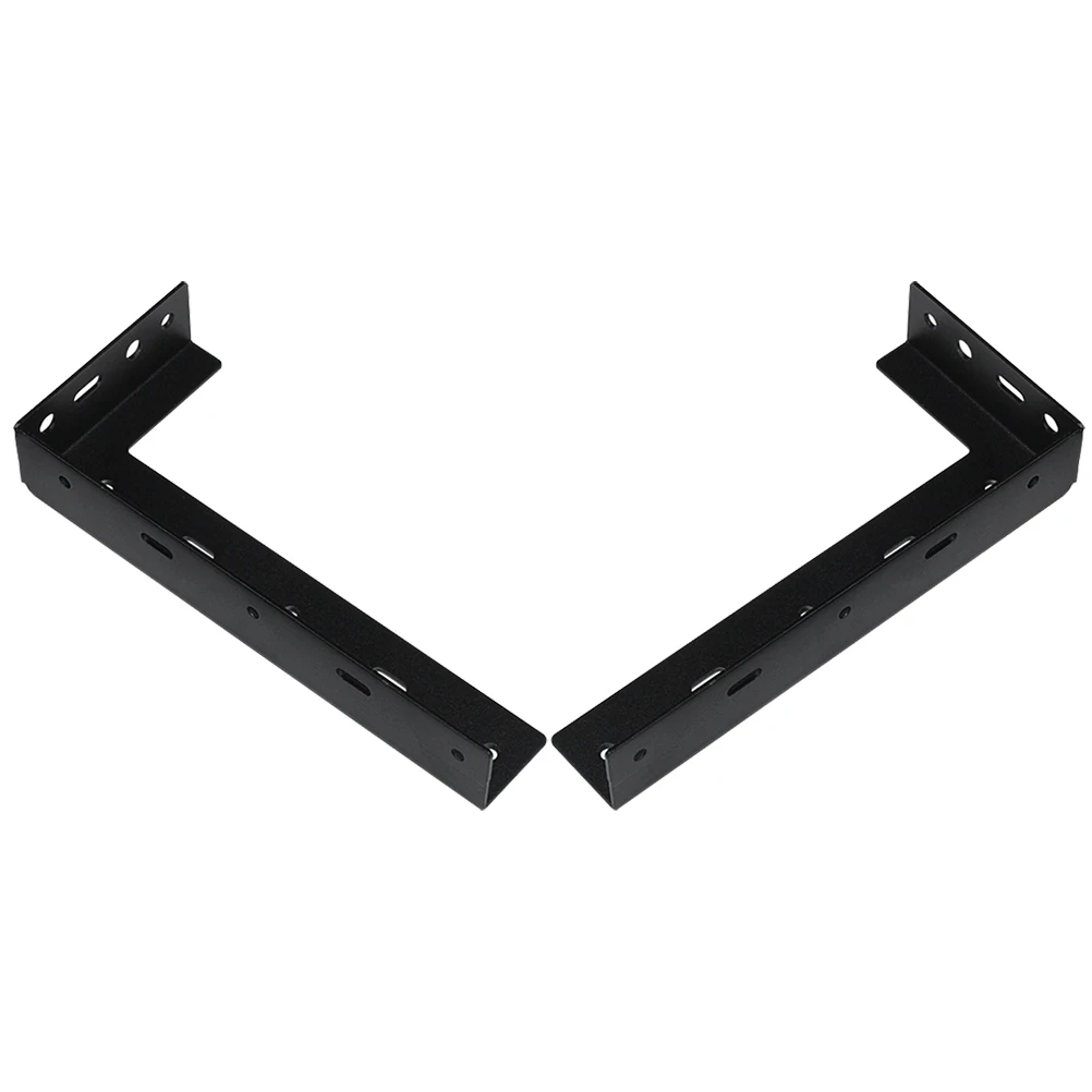 

2pcs Heavy-duty Mounting Wall Brackets Heavy Duty Brackets Black 230 Floating Shelf Storage Hardware Cabinet Hanging