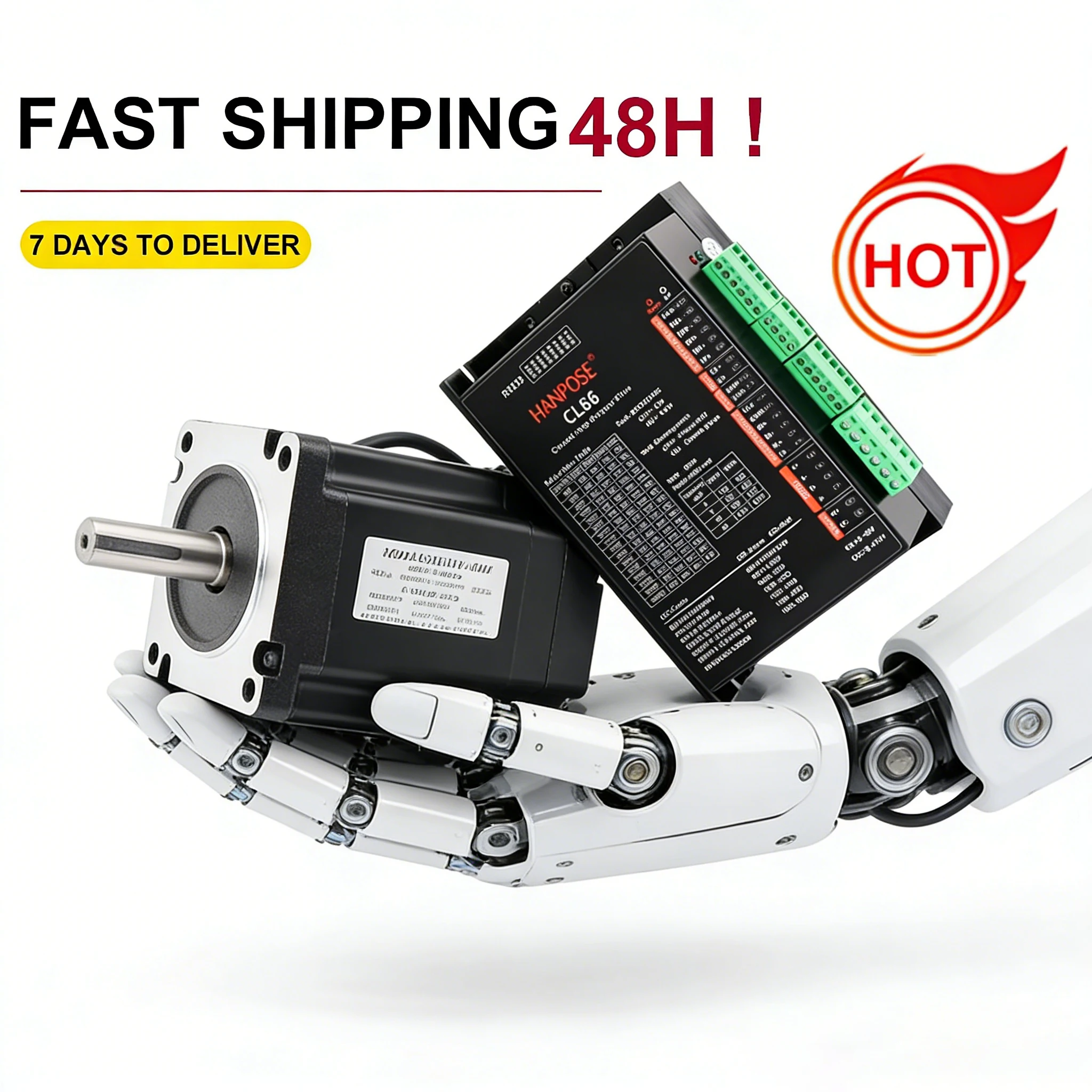 NEMA34 Stepper Motor Pilot Servo Motor 86EH118A6001 6.0A 8N.M Stepper Motor Closed Loop 86 Hybrid In Closed Loop + CL86 Drive Ki